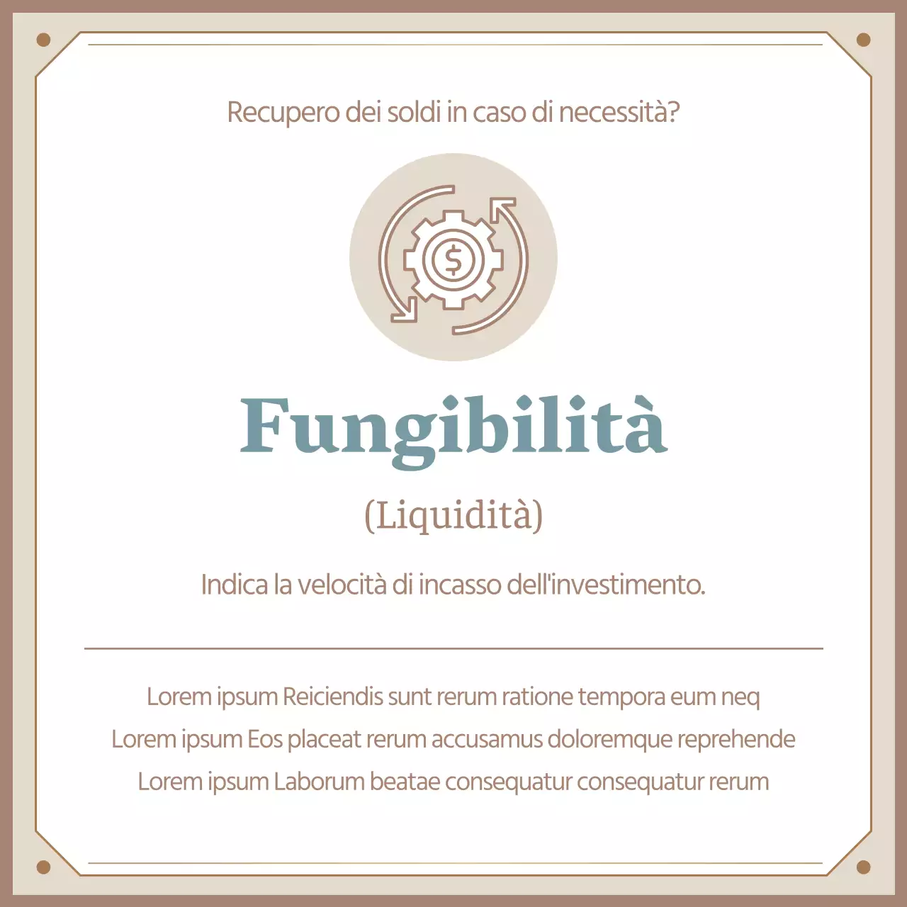 I tre principi del beige, la finanza di lusso