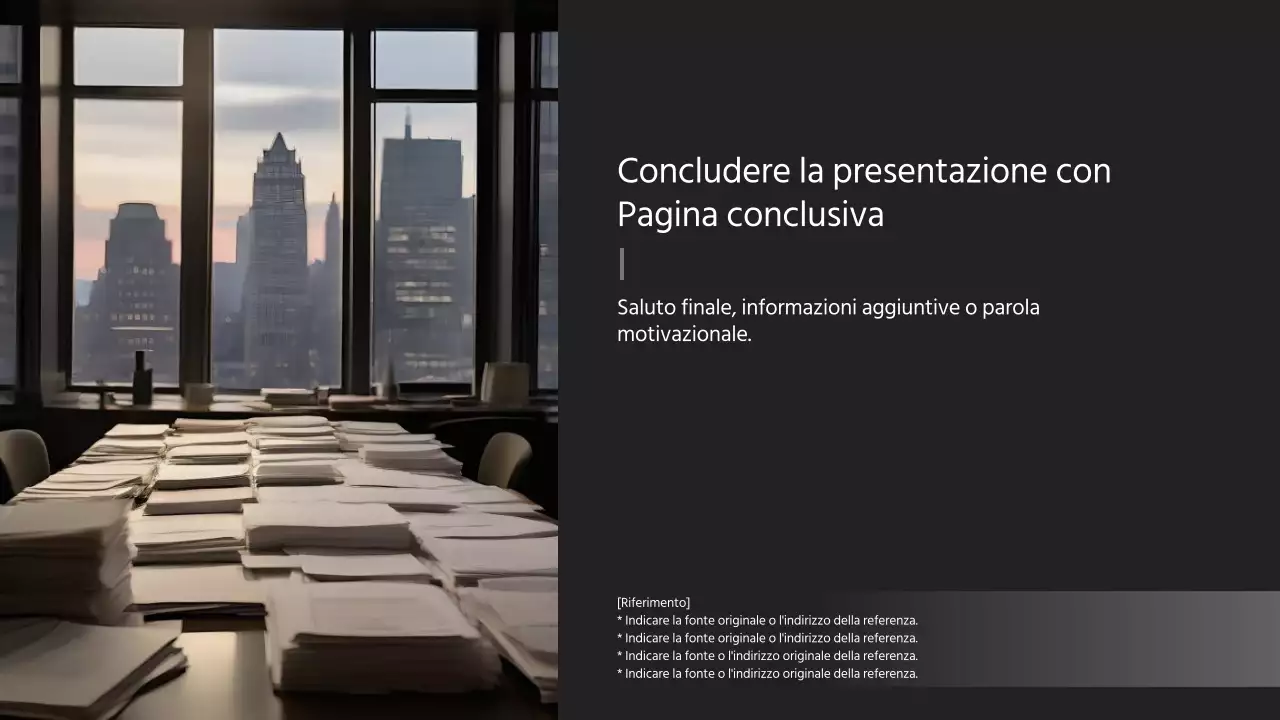 Presentazioni aziendali moderne in bianco e nero