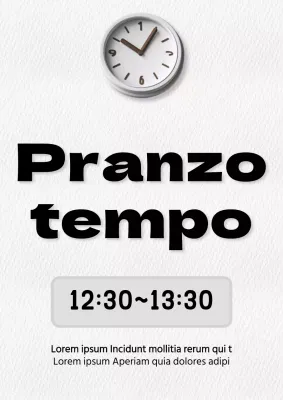 Una semplice guida per il pranzo in bianco e nero
