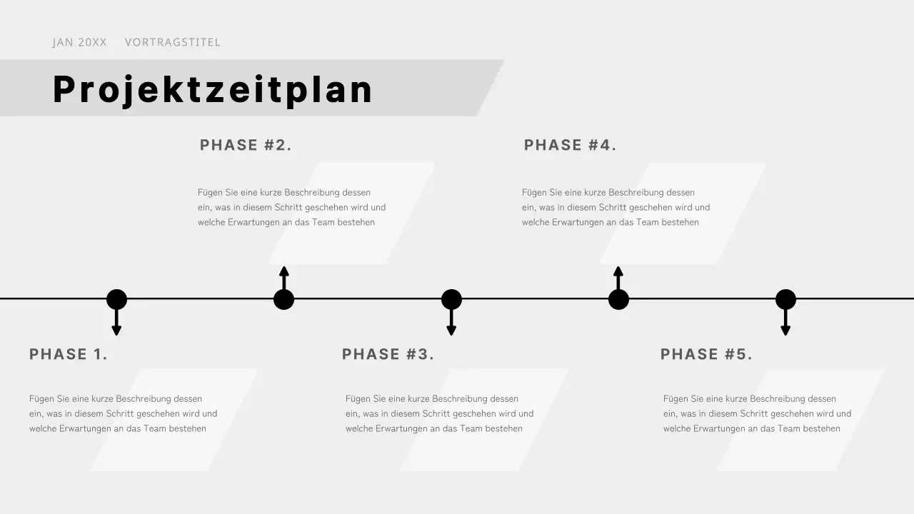 Schwarz-weißes modernes Geschäftsangebot