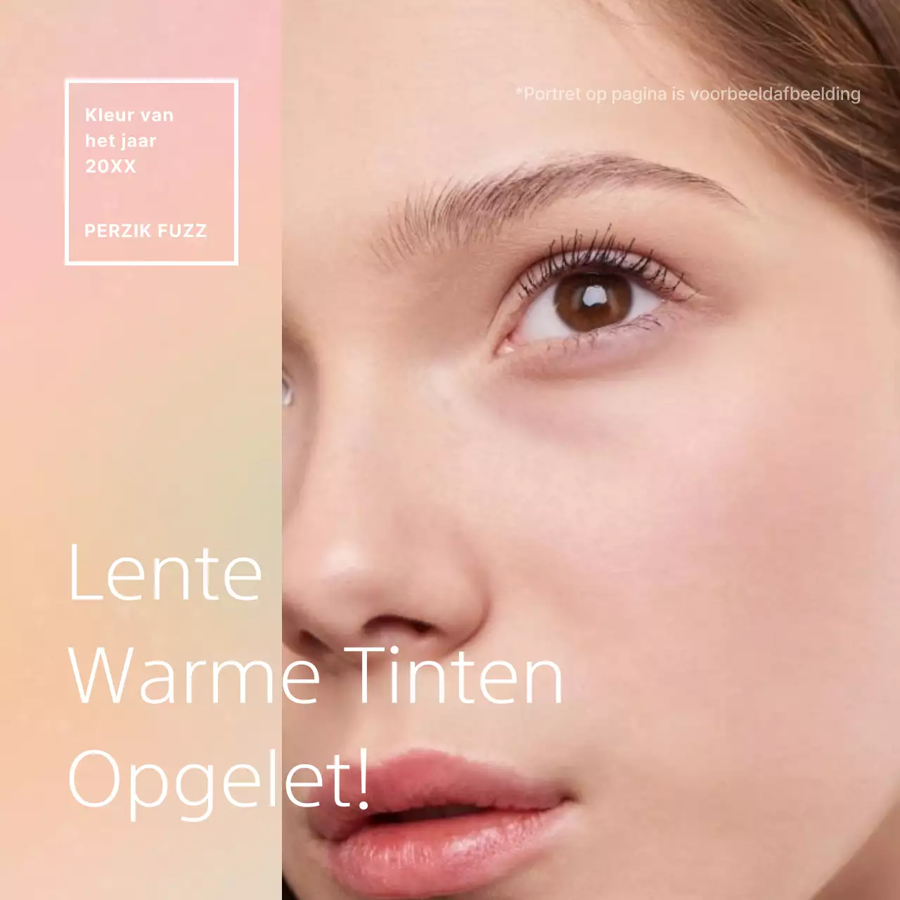 Promoot oranje als minimalistische kleur van het jaar