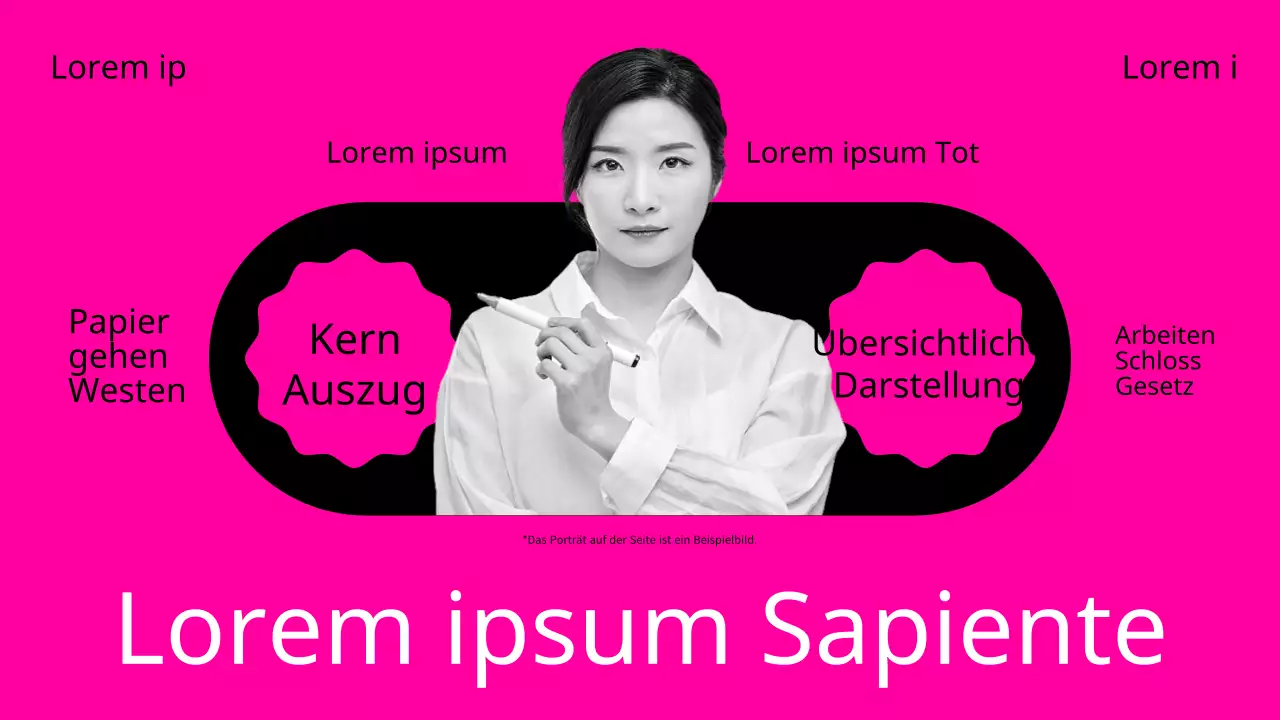 Wie man einen einfachen Bericht in Pink und Schwarz erstellt Tutorials Werbung