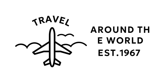 Simple concept travel agency with airplane illustrations