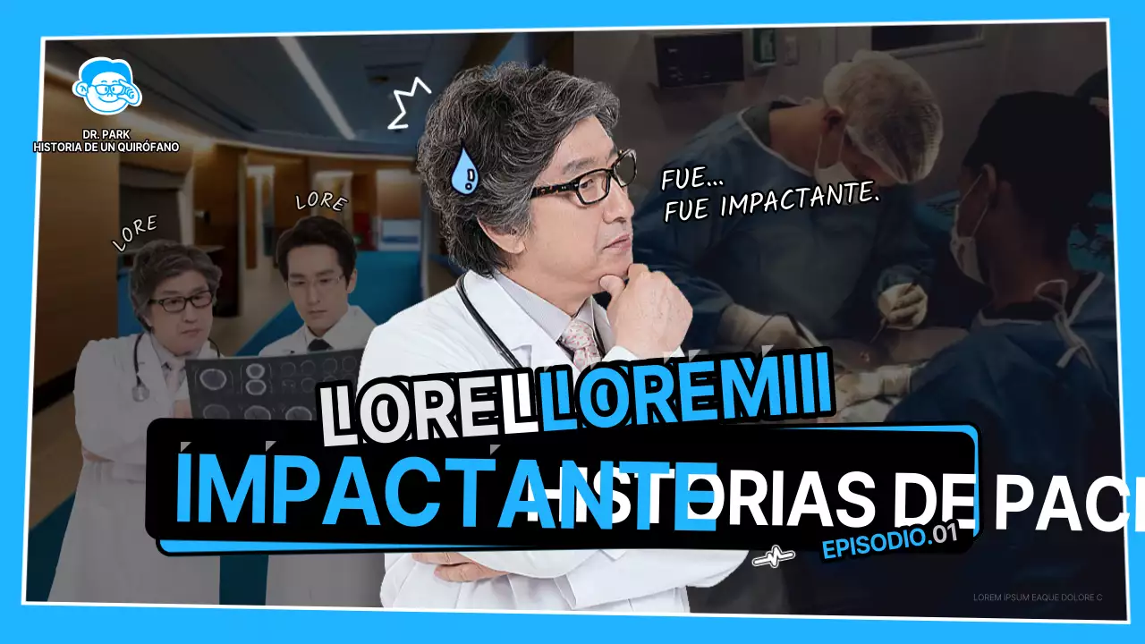 Hospital con una mordaza celeste y blancaInformación del episodio