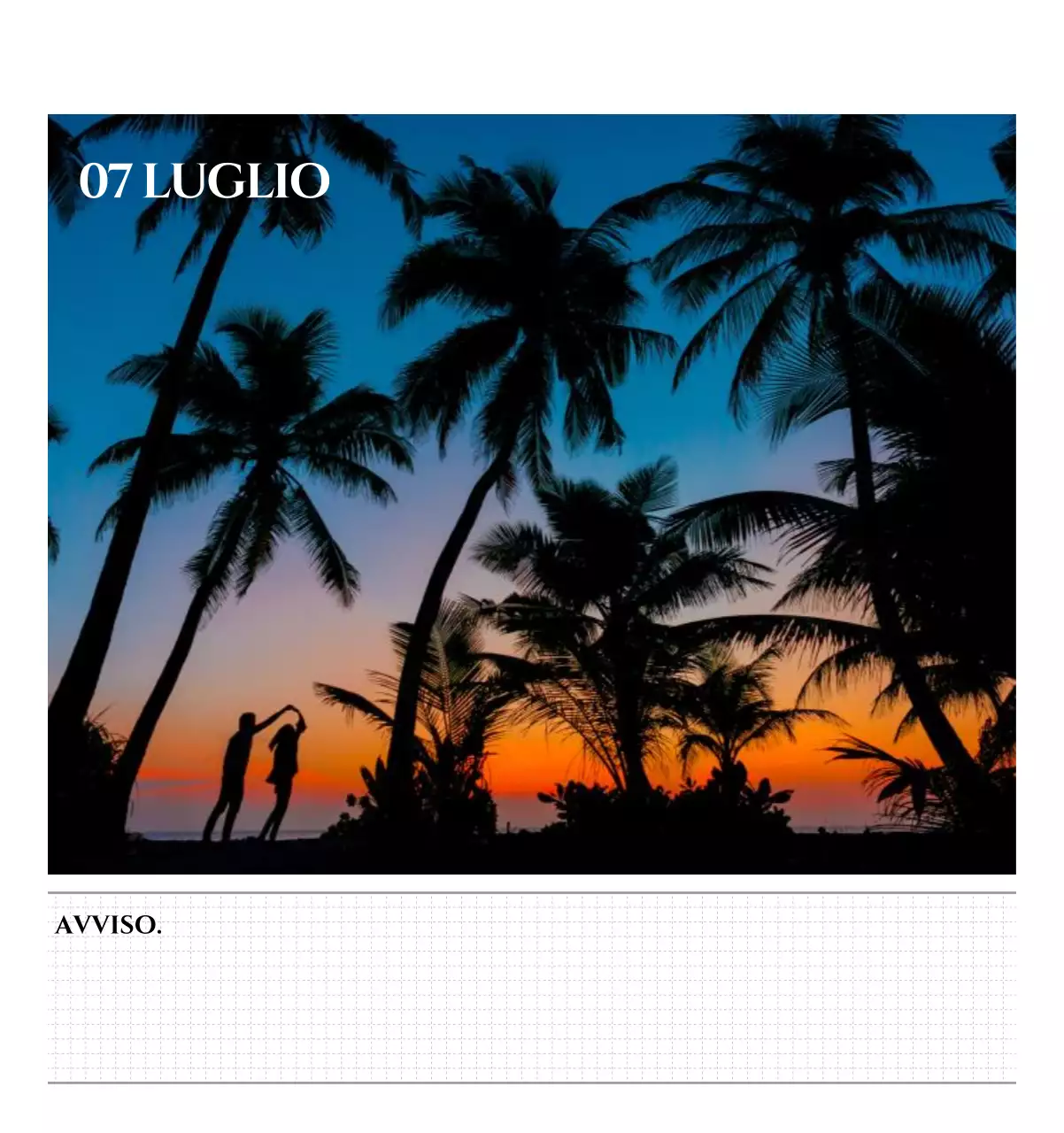 Calendario da parete in stile semplice con concetto di fotografia di viaggio emozionale in bianco e nero