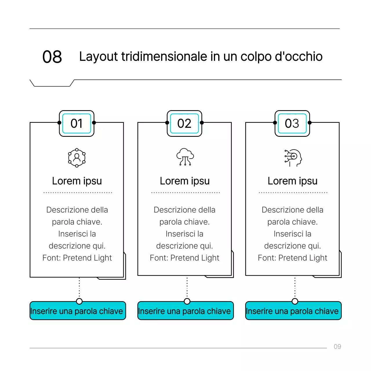 Relazione sul concetto di circuito ingegneristico semplice di colore azzurro