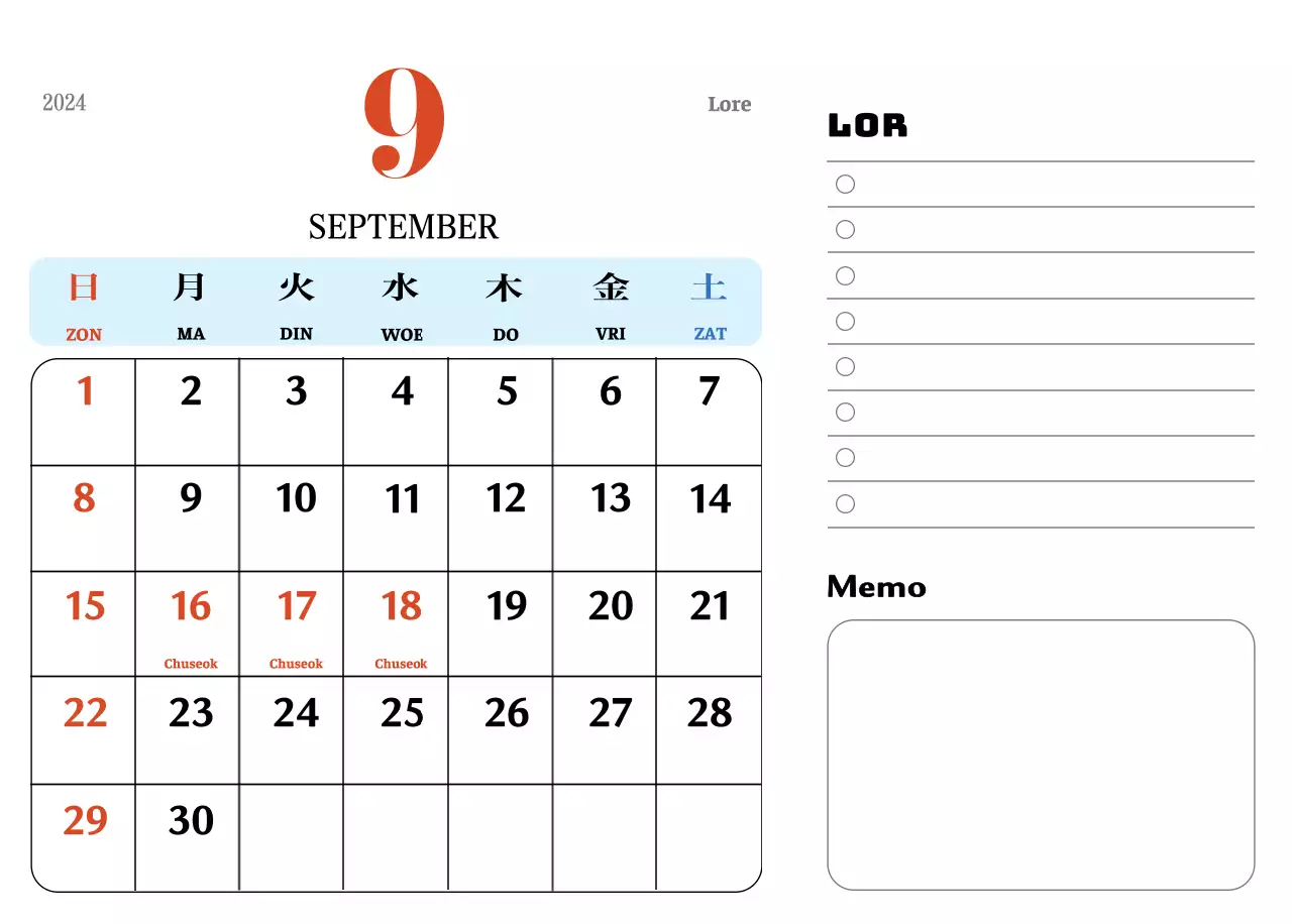 Rode en blauwe retro onderzetters memory kalender