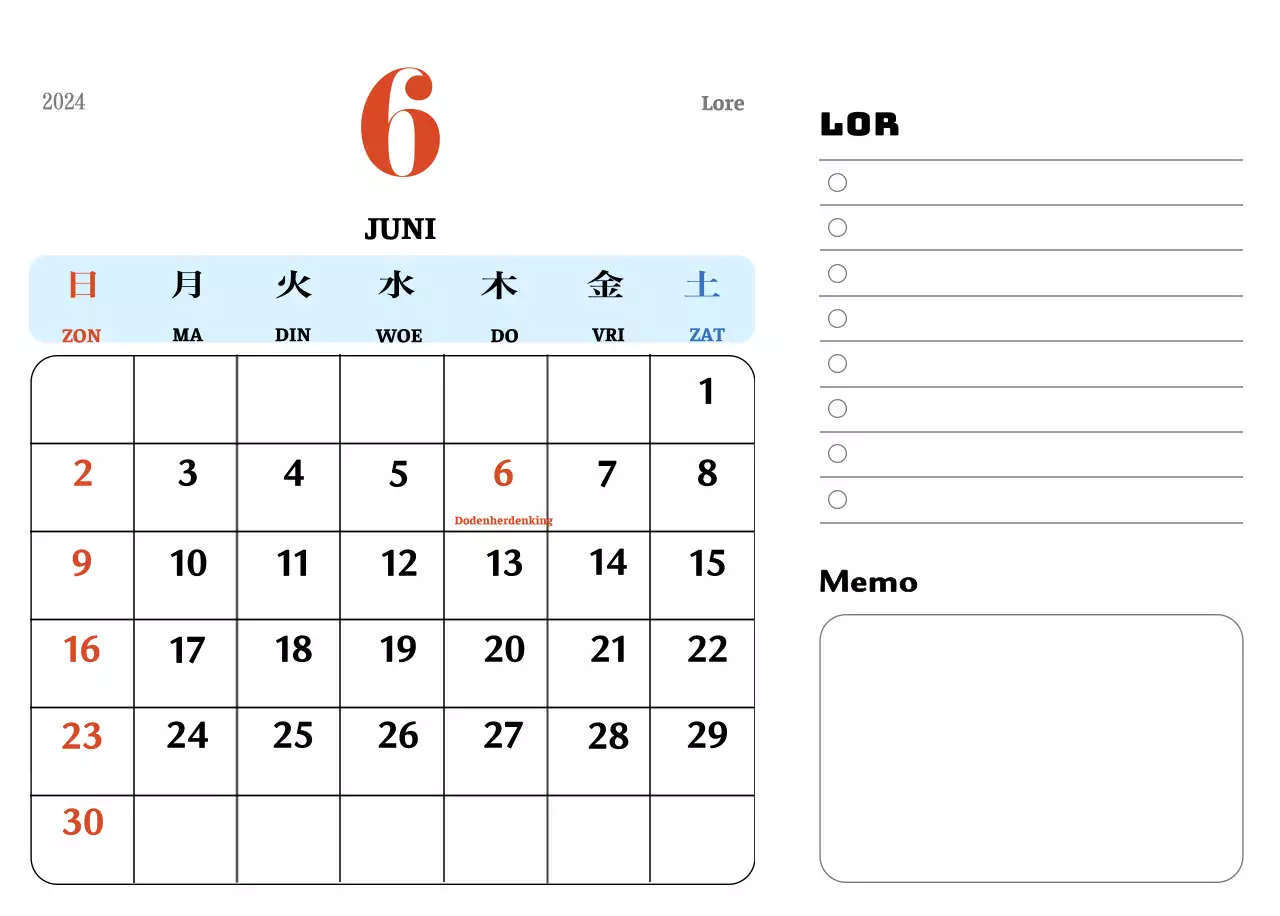 Rode en blauwe retro onderzetters memory kalender