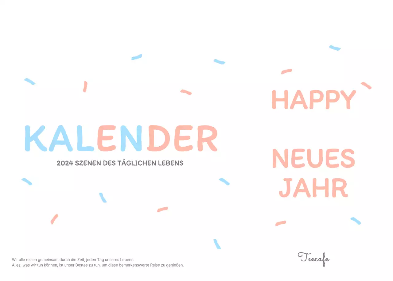 Niedliche Kalender mit knuffigen Illustrationen