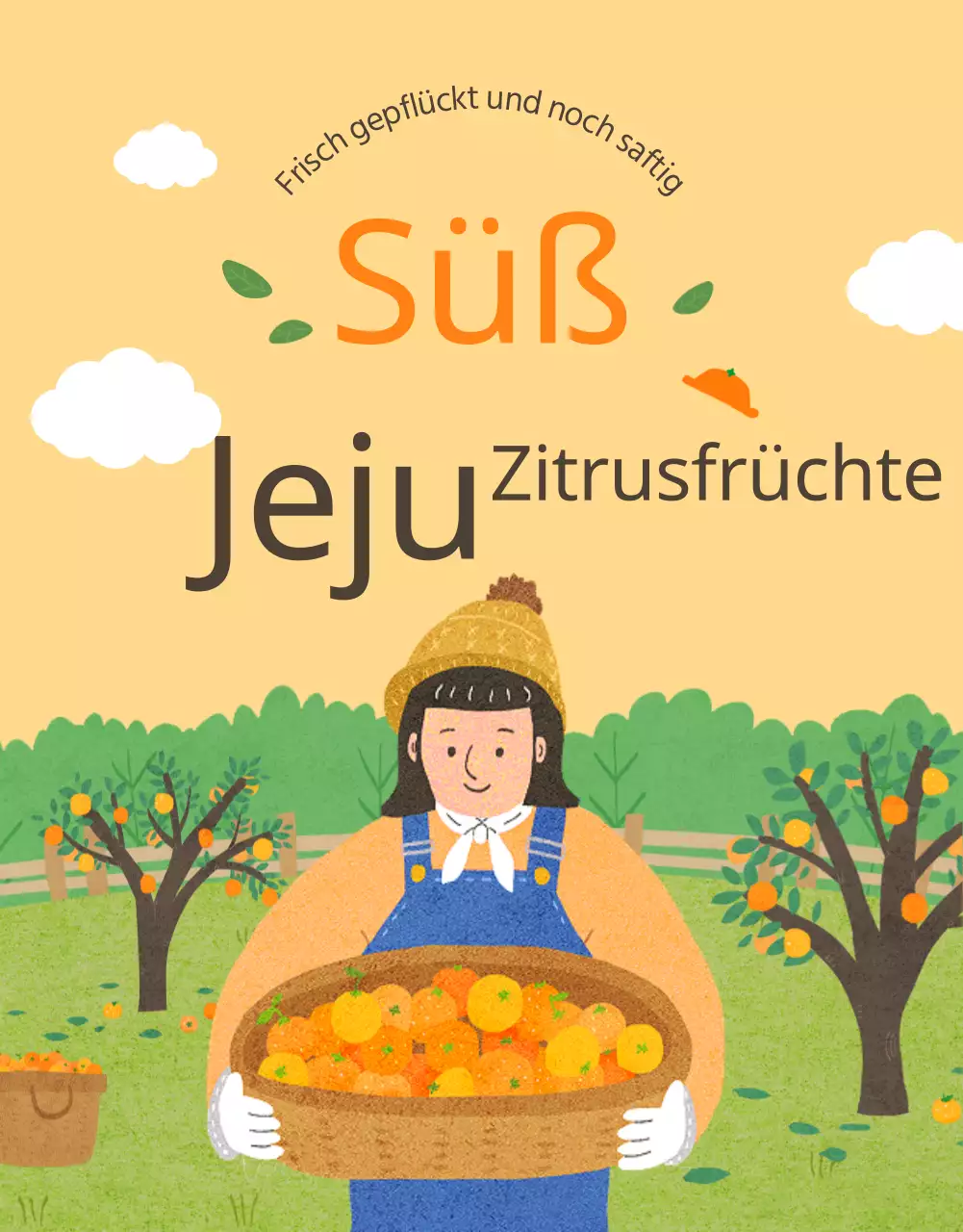 Förderung von Orangen und Zitrusfrüchten