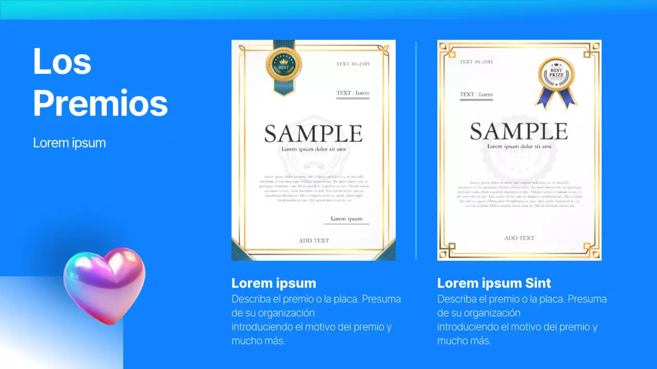 Informes de evaluación de fin de año en azul