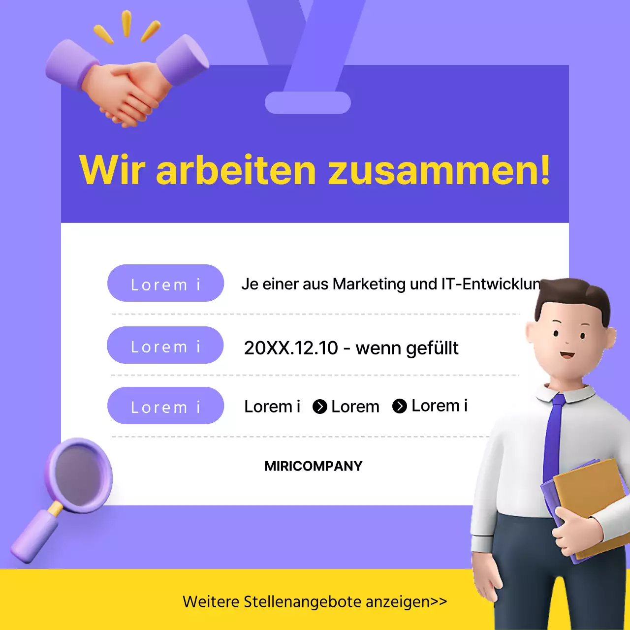 Eine einfache 3D-Markeneinführung in Mauve