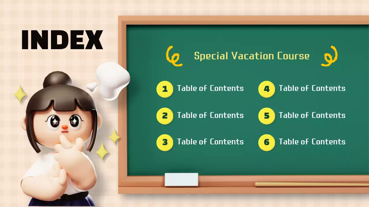 그린 심플 스터디 가이드 프레젠테이션