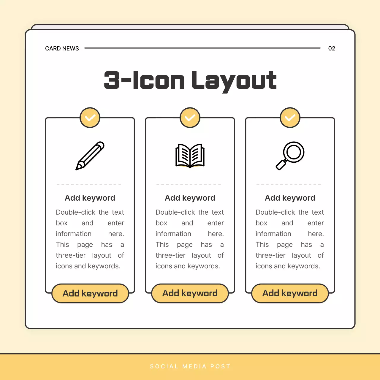 Beige Simple Social Media Newsletter Instagram Carousel