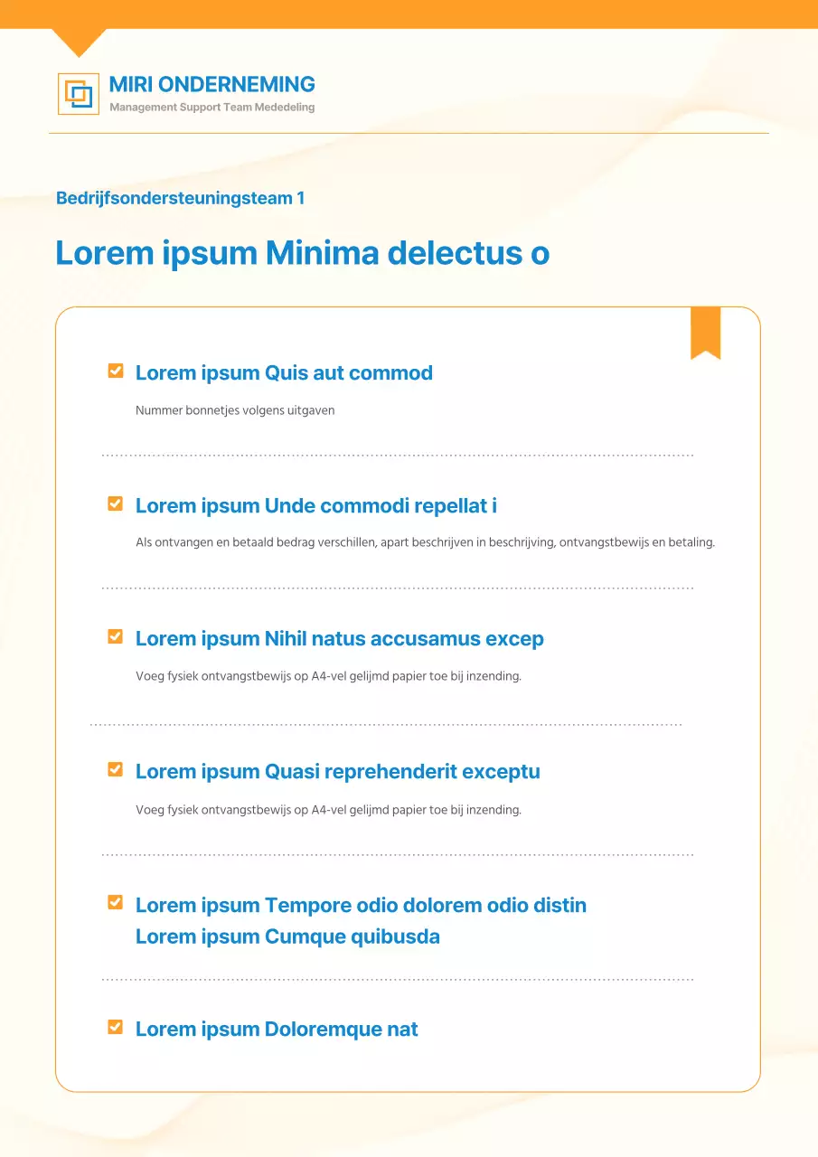 Een basisuitleg over het maken van een bestedingsresolutie met een blauwe en gele achtergrond