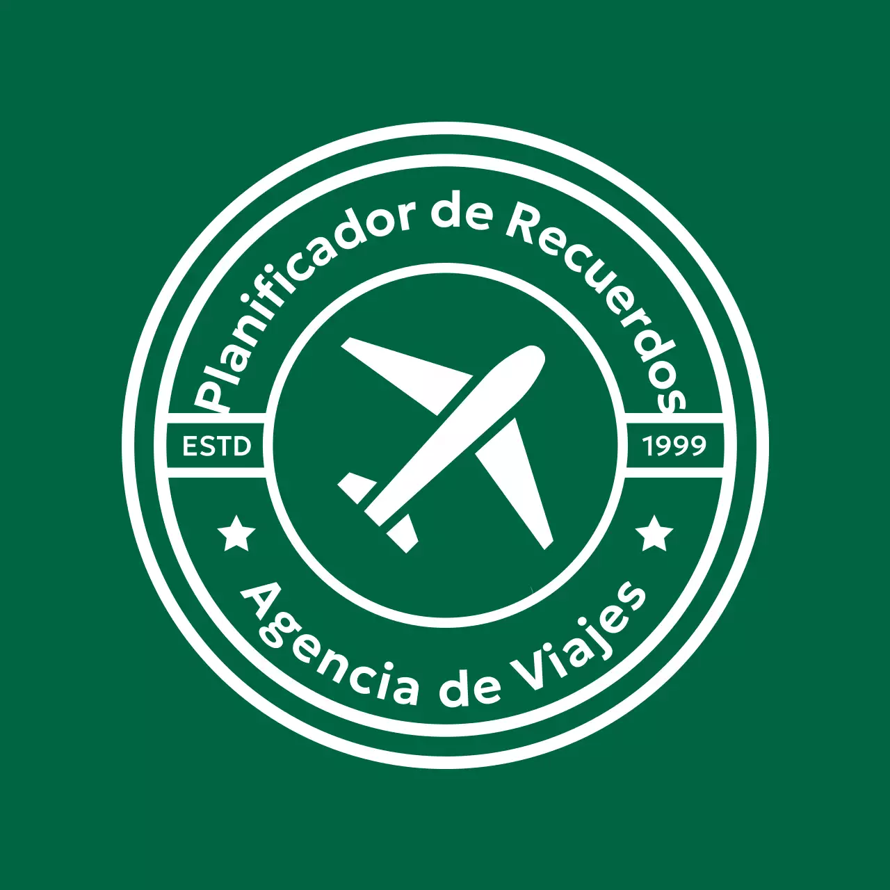 Un logotipo de viaje limpio y elegante