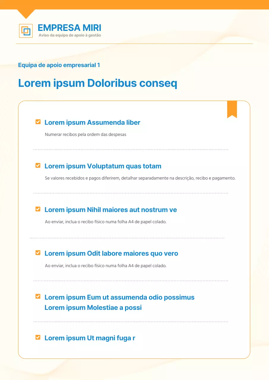 Uma explicação básica da criação de uma resolução de despesas com um fundo azul e amarelo
