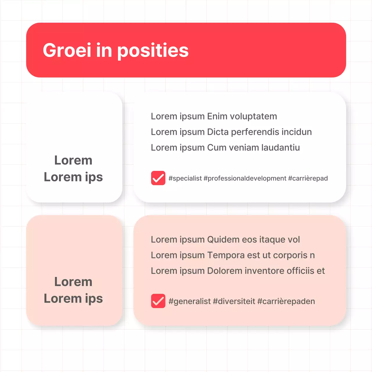 Promoot Red's eenvoudige tips voor een carrièrepad