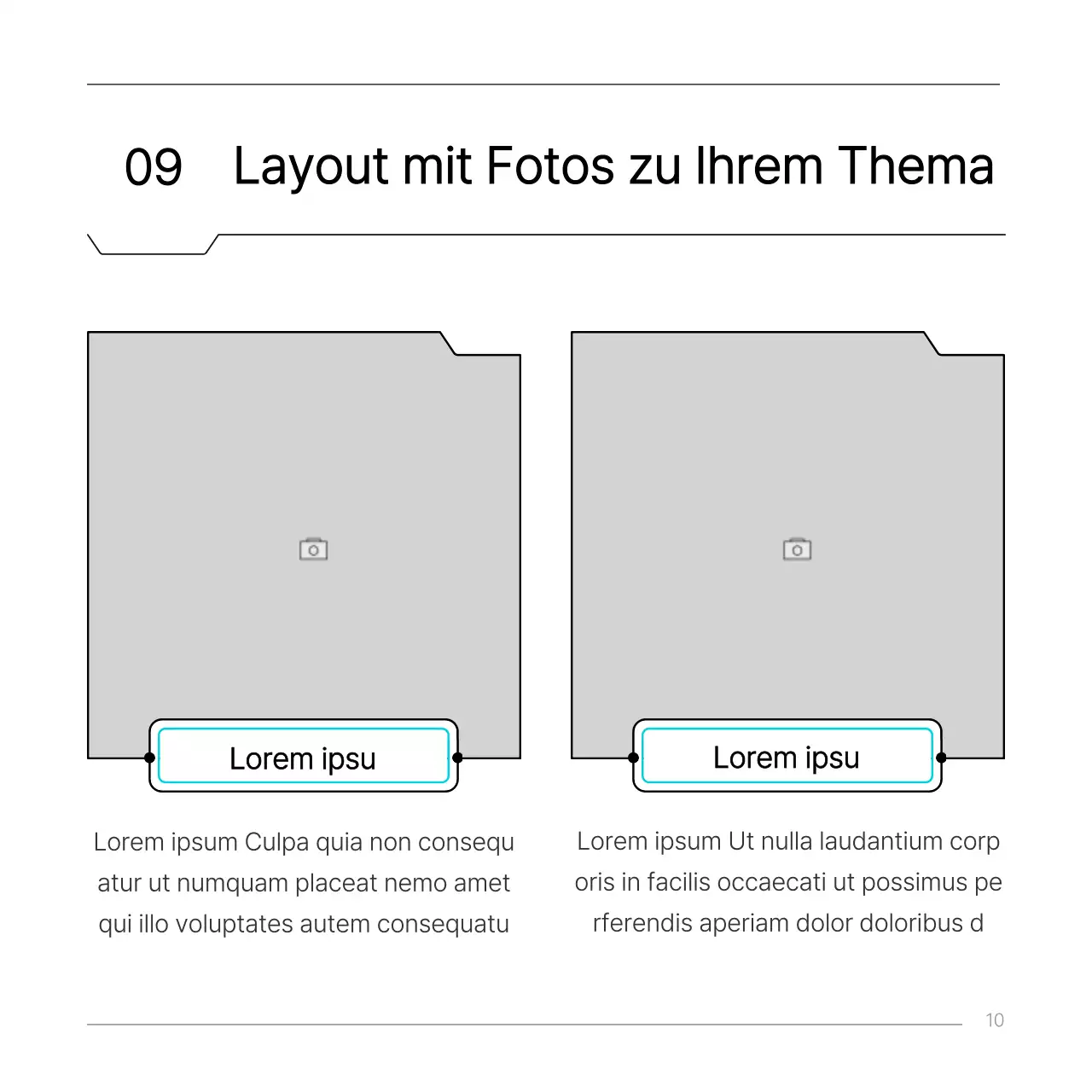 Hellblaues einfaches technisches Schaltungskonzept Bericht