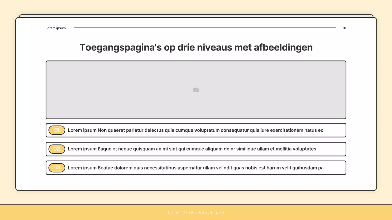 Een eenvoudige geel-witte nieuwsbriefpost van het welzijnskantoor