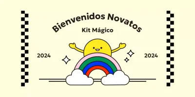 Diseño de papelería para el Año Arco Iris