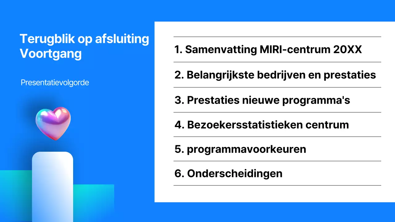 Kitscherige eindejaarsverslagen in blauw