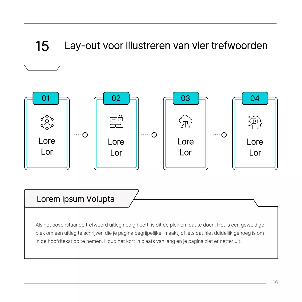 Lichtblauw eenvoudig technisch circuit conceptrapport