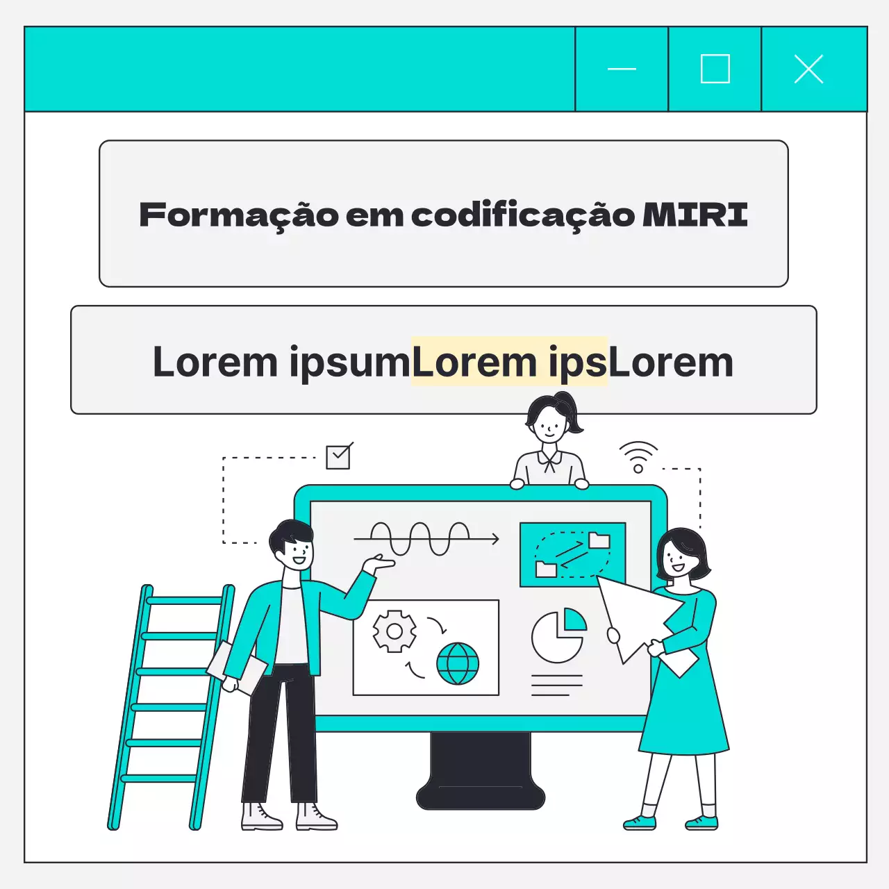 Promover o ensino da codificação do desenvolvimento Web num estilo cibernético azul claro