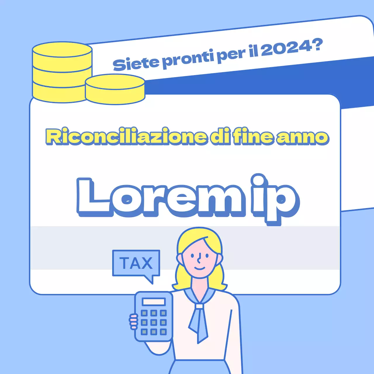 Una semplice guida blu e gialla ai concetti e alla terminologia di fine anno