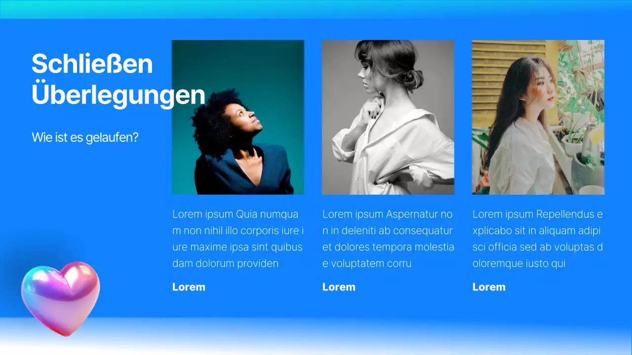 Kitschige Leistungsbeurteilungsberichte zum Jahresende in Blau