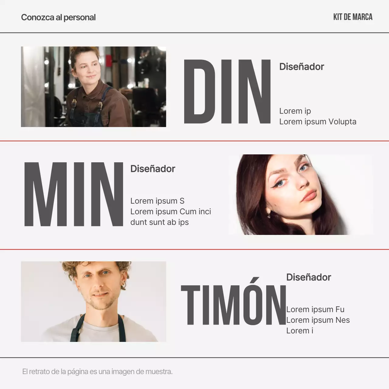 Post de la marca Red's modern hair