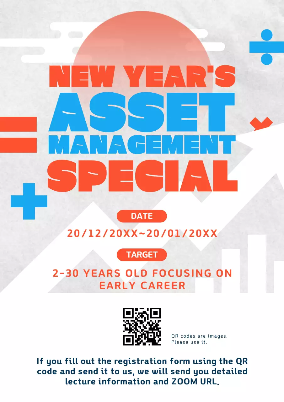 Red Bold Finance Announcement Poster