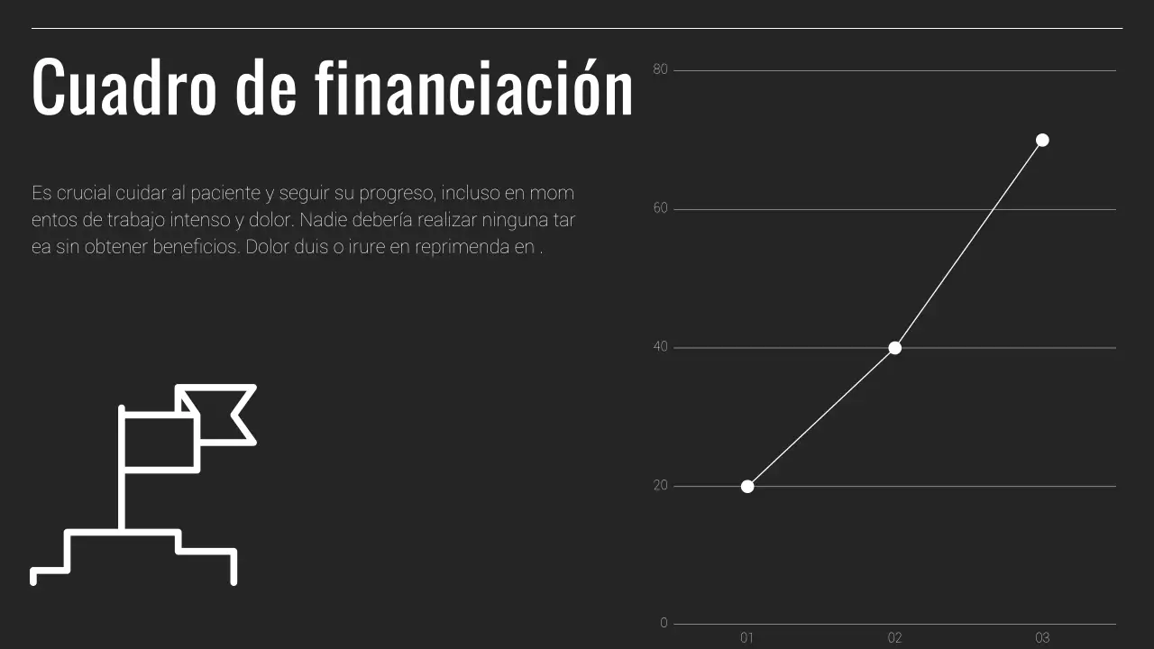 Informe empresarial minimalista en blanco y negro
