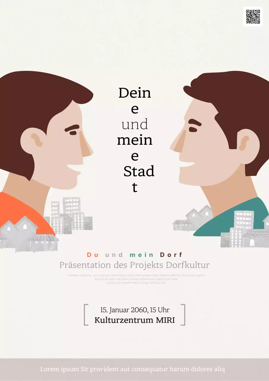 Förderung der Präsentation eines einfachen Dorfkulturprojekts in Elfenbein und Minze