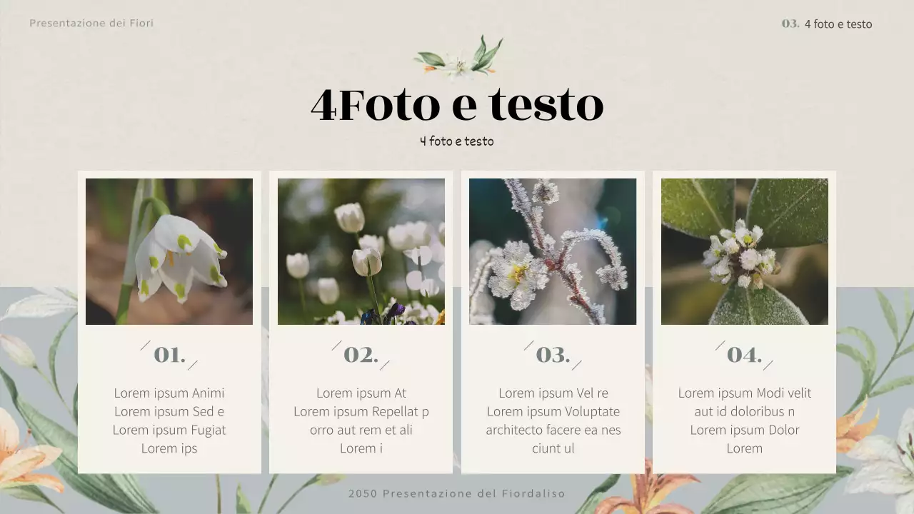 Proposta di fiori invernali vintage in azzurro