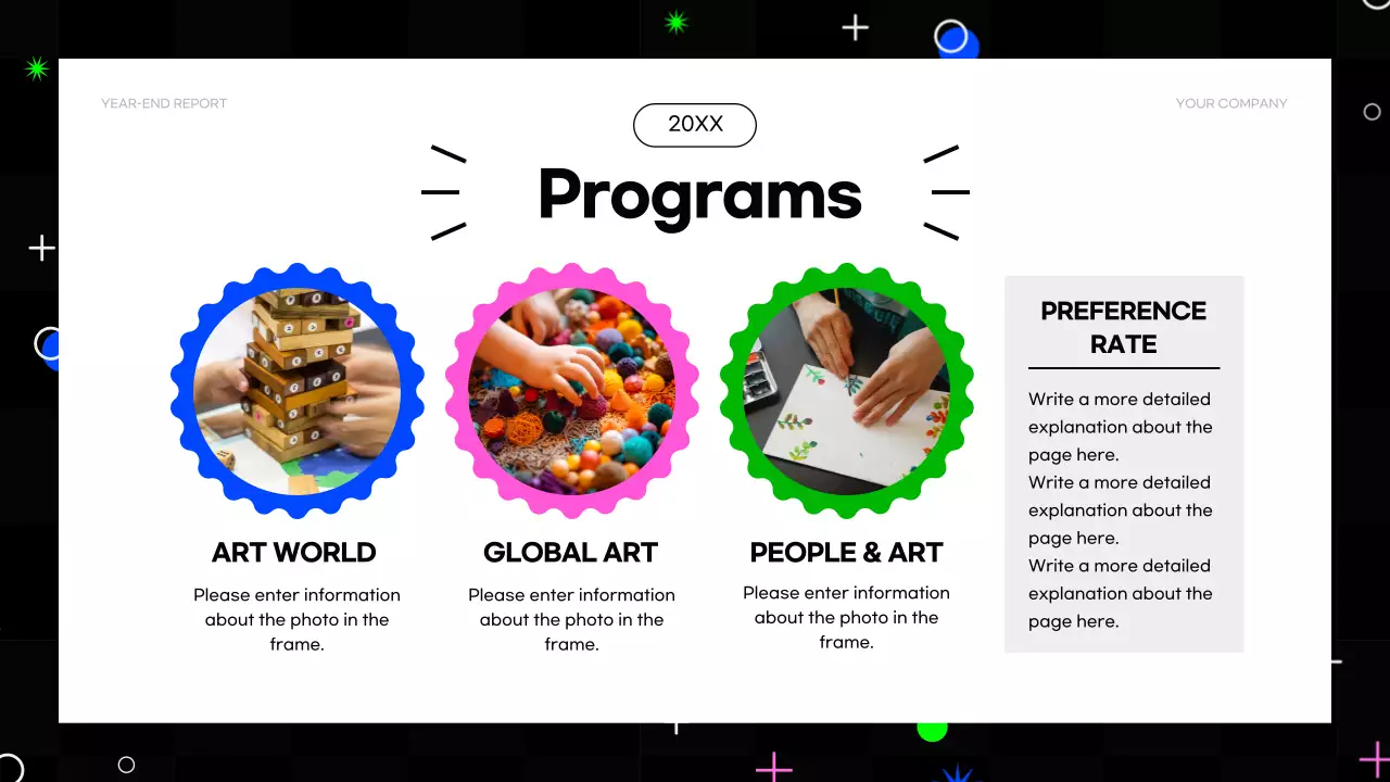 Black Modern Business Report Presentation