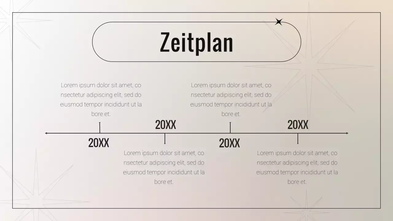 Minimalistischer Geschäftsbericht in Beige und Weiß
