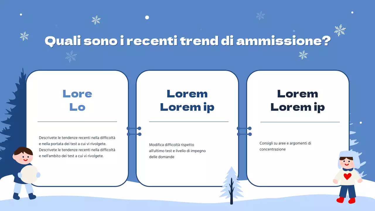 La vostra guida per un corso intensivo di vacanze invernali in bianco e blu