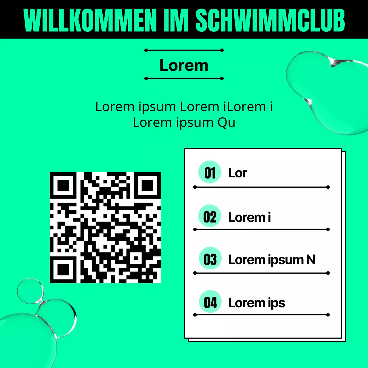 Mit dem grün-schwarzen Trend die Anwerbung von Schwimmvereinen fördern