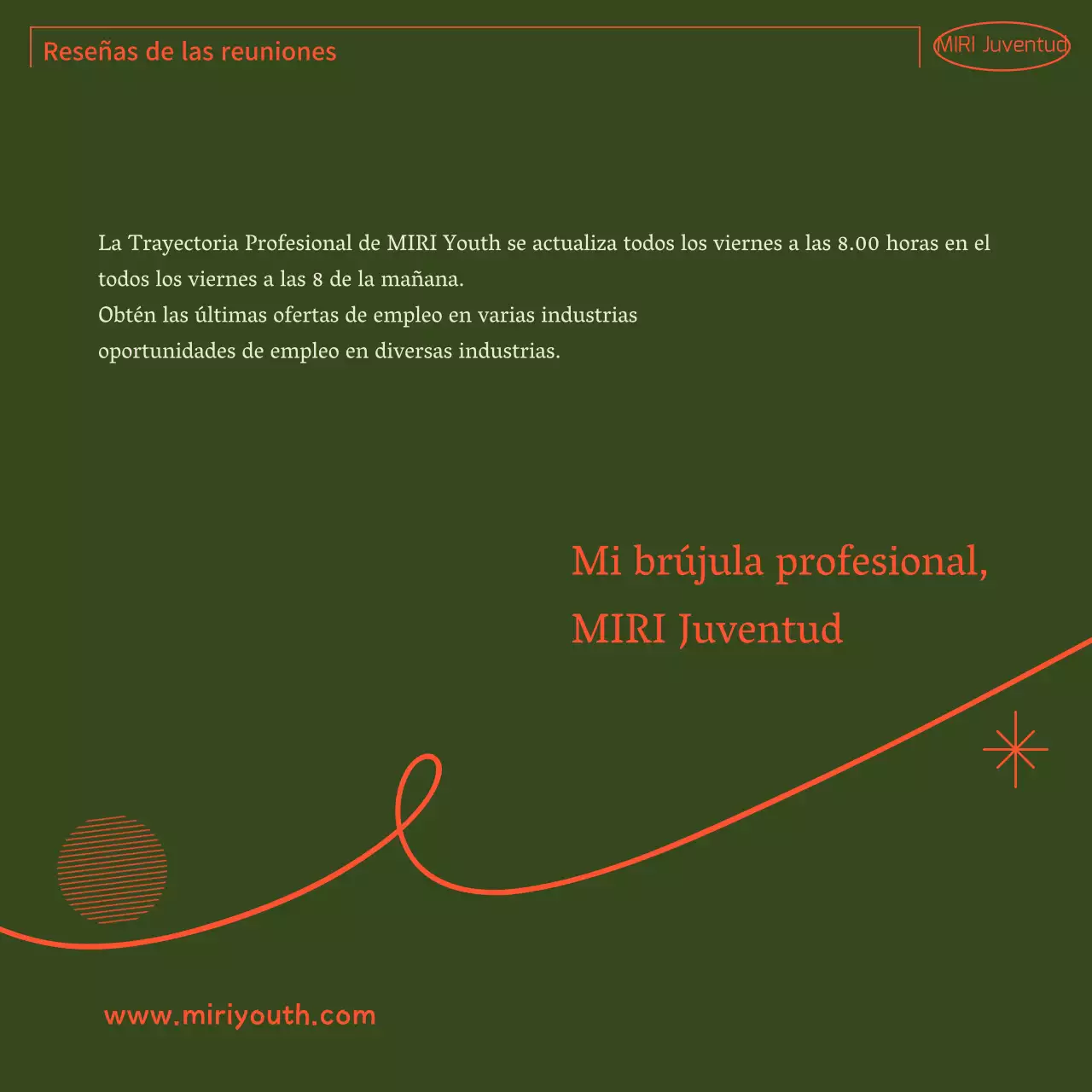 Una sencilla guía de usuario comunitaria verde y naranja