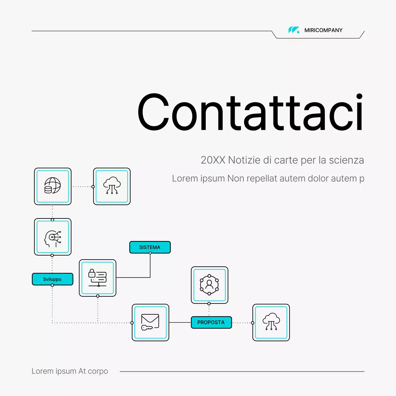Relazione sul concetto di circuito ingegneristico semplice di colore azzurro
