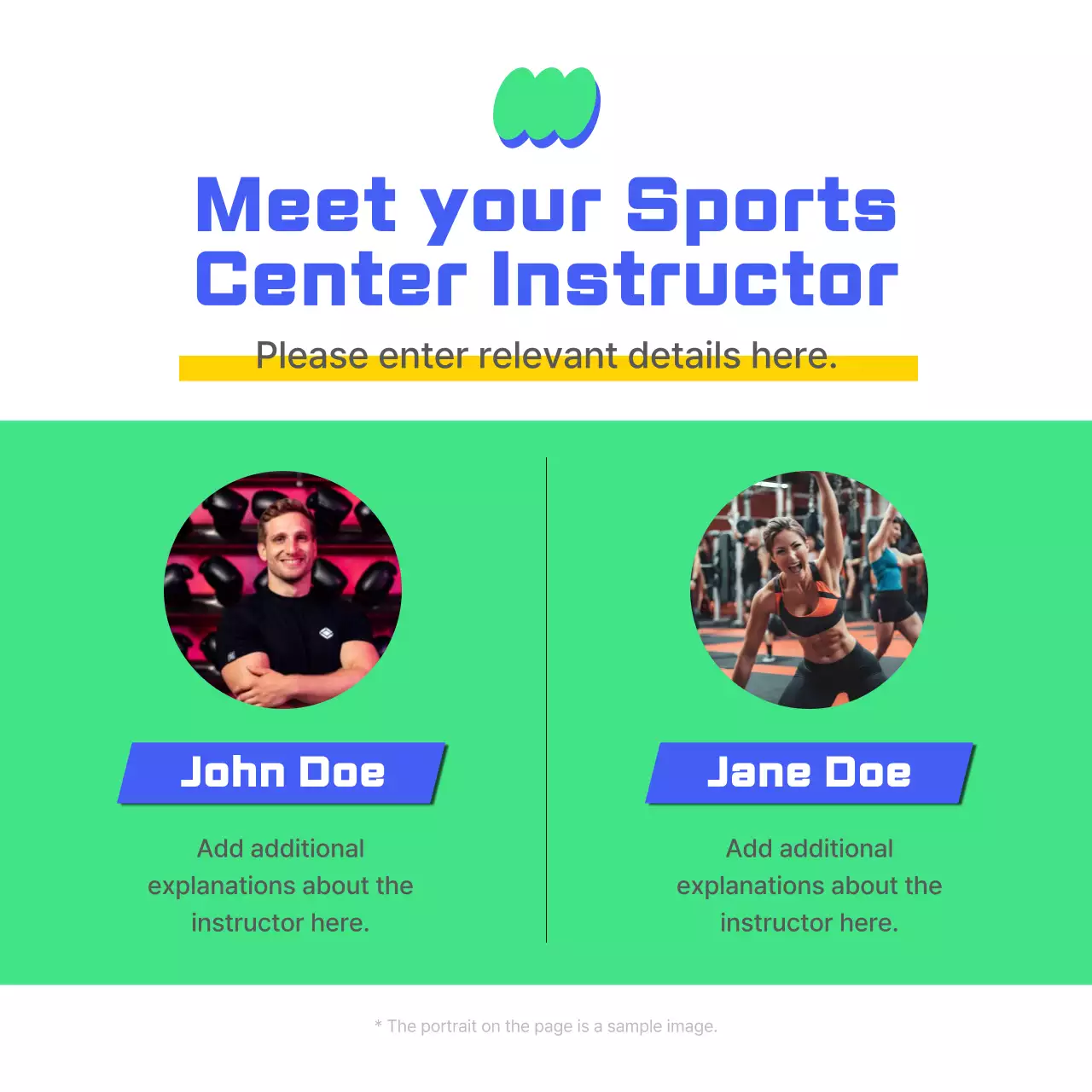 Green Modern Sports Announcement Instagram Carousel