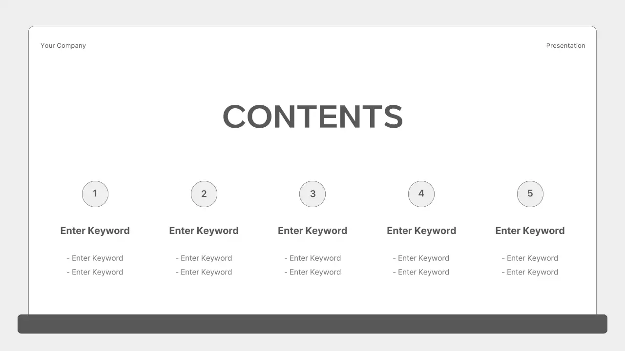 Grey Minimal Business Plan Presentation