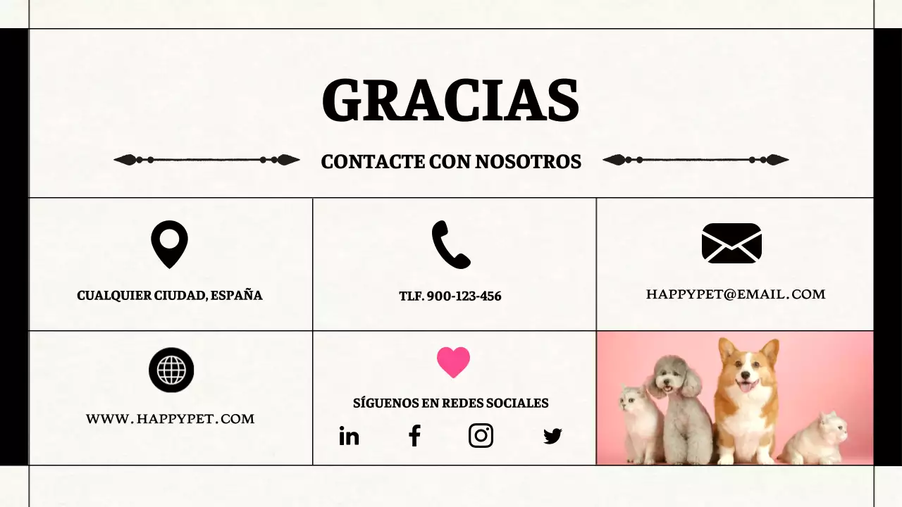 Material de oficina sencillo con temática de periódico en negro y rosa