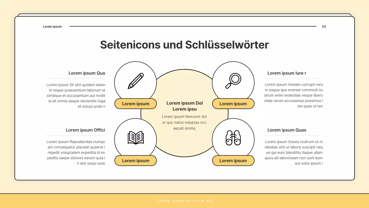 Ein einfacher gelb-weißer Rundbrief des Sozialamtes