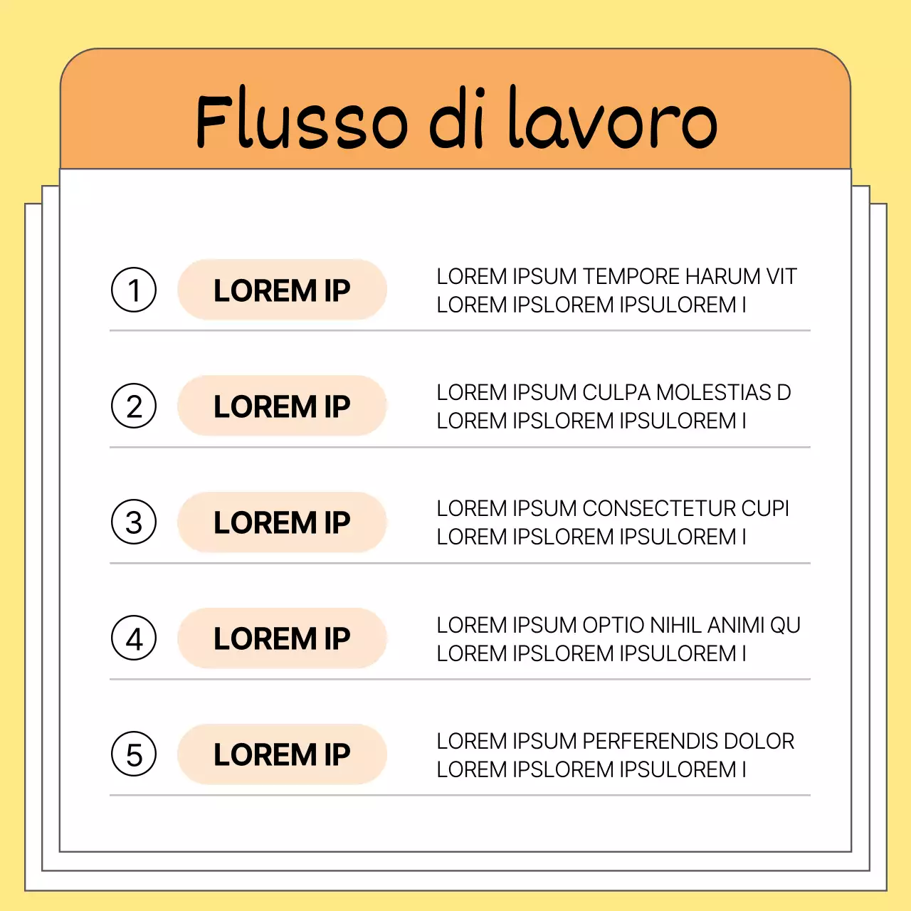 Semplici consigli commerciali in giallo e nero