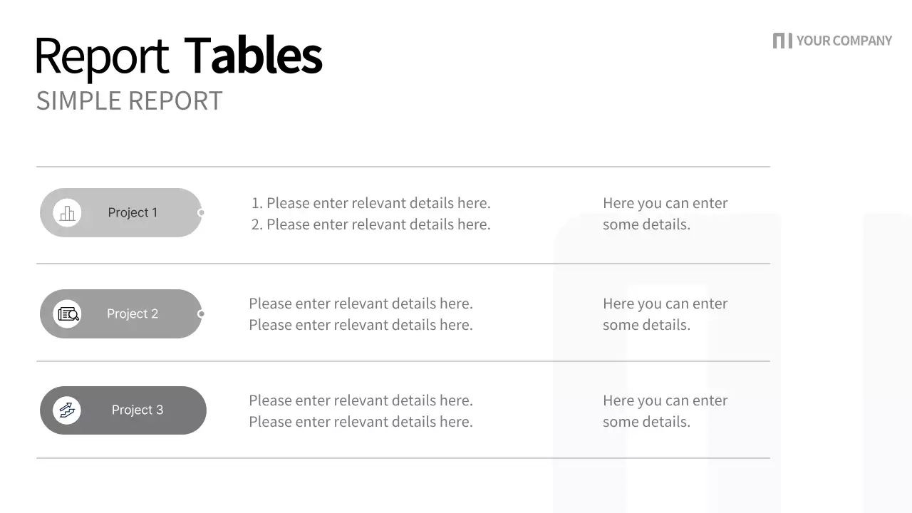 White Minimal Report Document Presentation