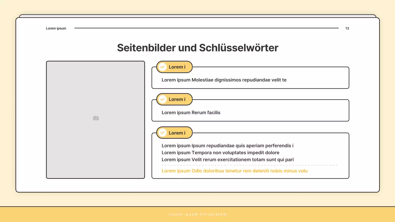 Ein einfacher gelb-weißer Rundbrief des Sozialamtes