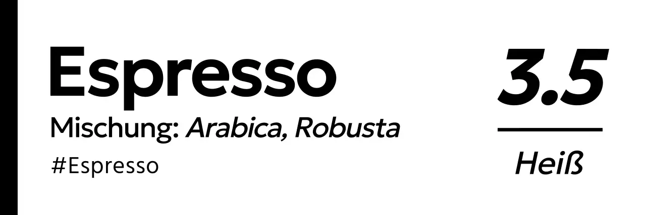 Moderne schwarze und weiße Getränke und Kaffee