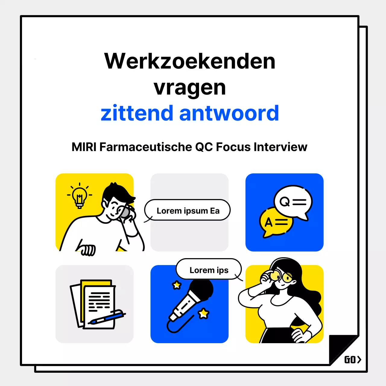 Eenvoudige sollicitatietips van Blue voor zittende sollicitanten